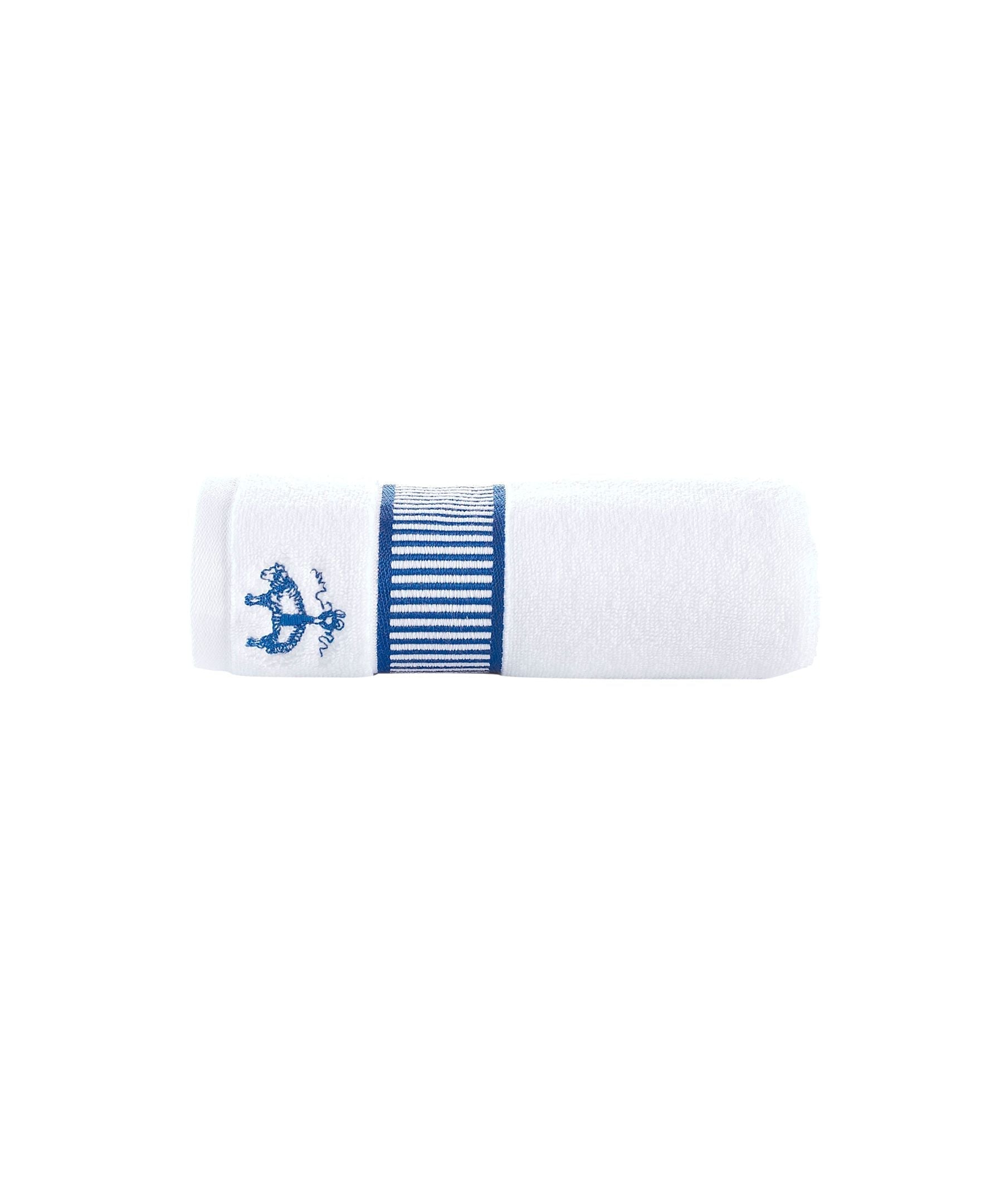  Brooks Brothers Fancy Border Hand Towel - Navy - Bonton