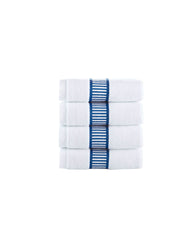 Fancy Border 4 Piece Wash Towel Set