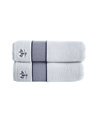 Fancy Border 2 Piece Bath Towel Set