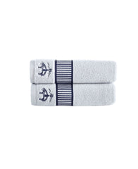 Fancy Border 2 Piece Hand Towels Set