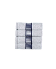 Fancy Border 4 Piece Wash Towel Set