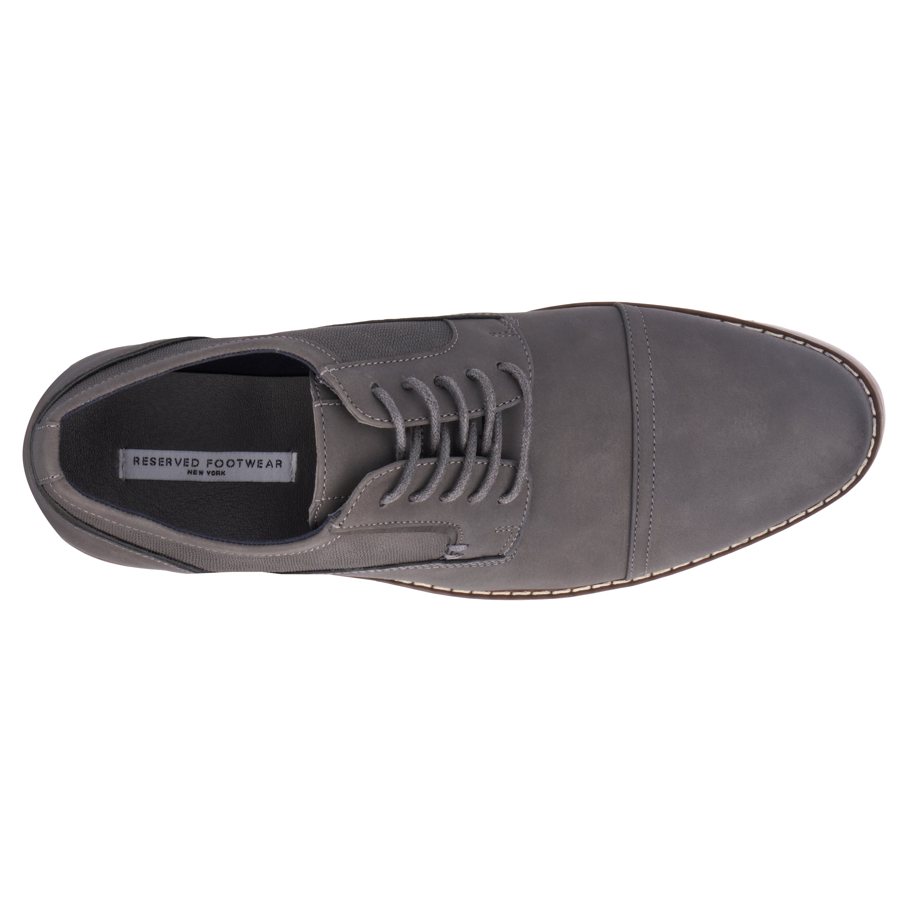  Reserved Footwear New York Men's Asher Oxford Casual Shoe - Brown - Bonton