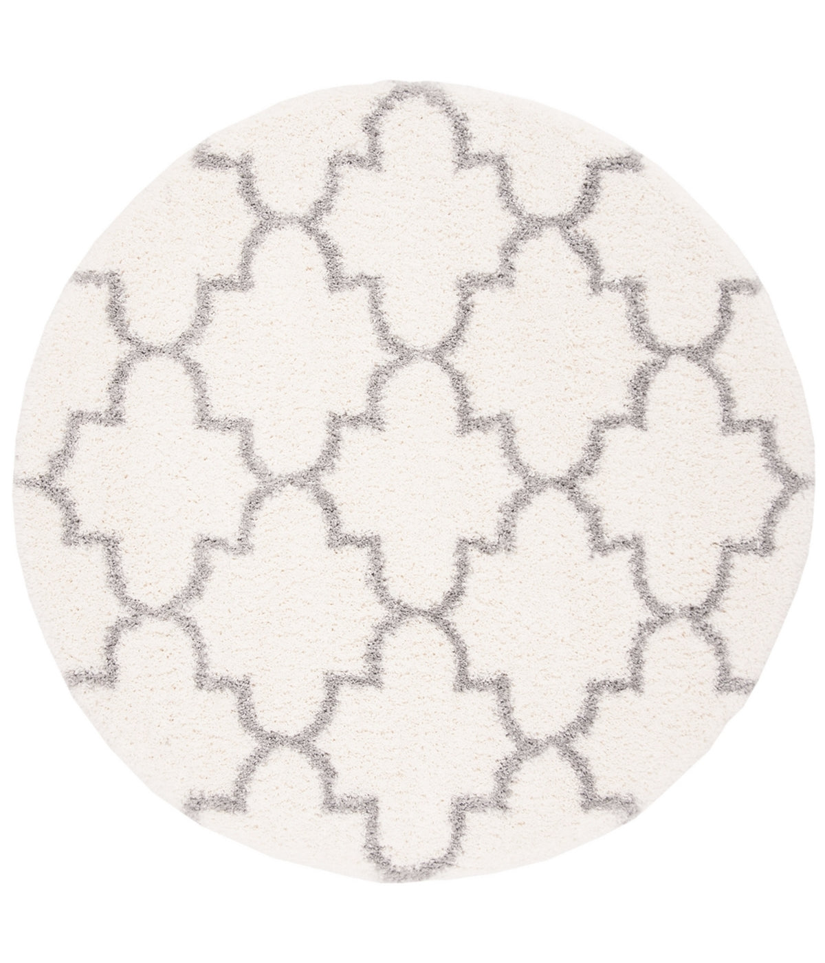  Safavieh Fona Shag 818 Cream/Gray Rug - Cream/Gray - Bonton