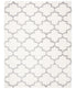  Safavieh Fona Shag 818 Cream/Gray Rug - Cream/Gray - Bonton