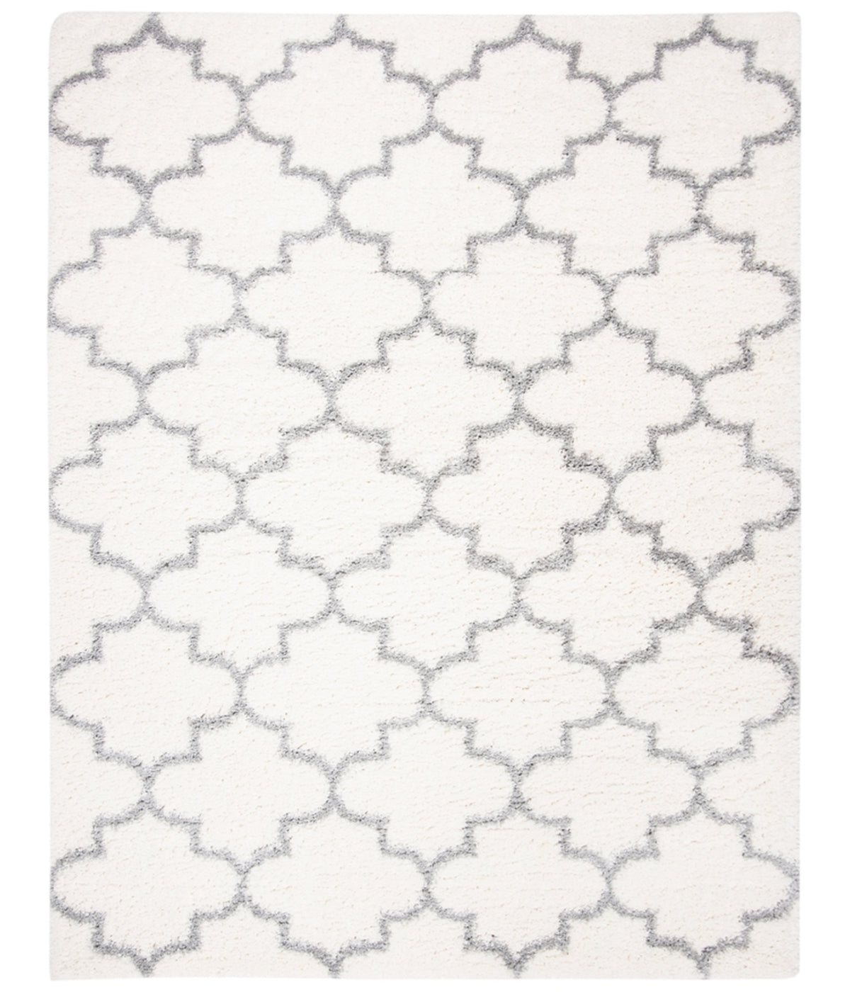  Safavieh Fona Shag 818 Cream/Gray Rug - Cream/Gray - Bonton