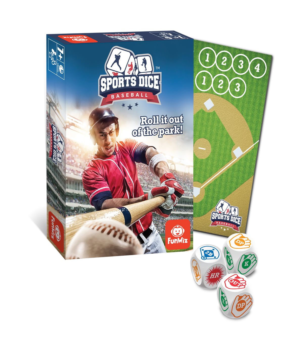  Sports Dice Baseball Multi - Multi - Bonton