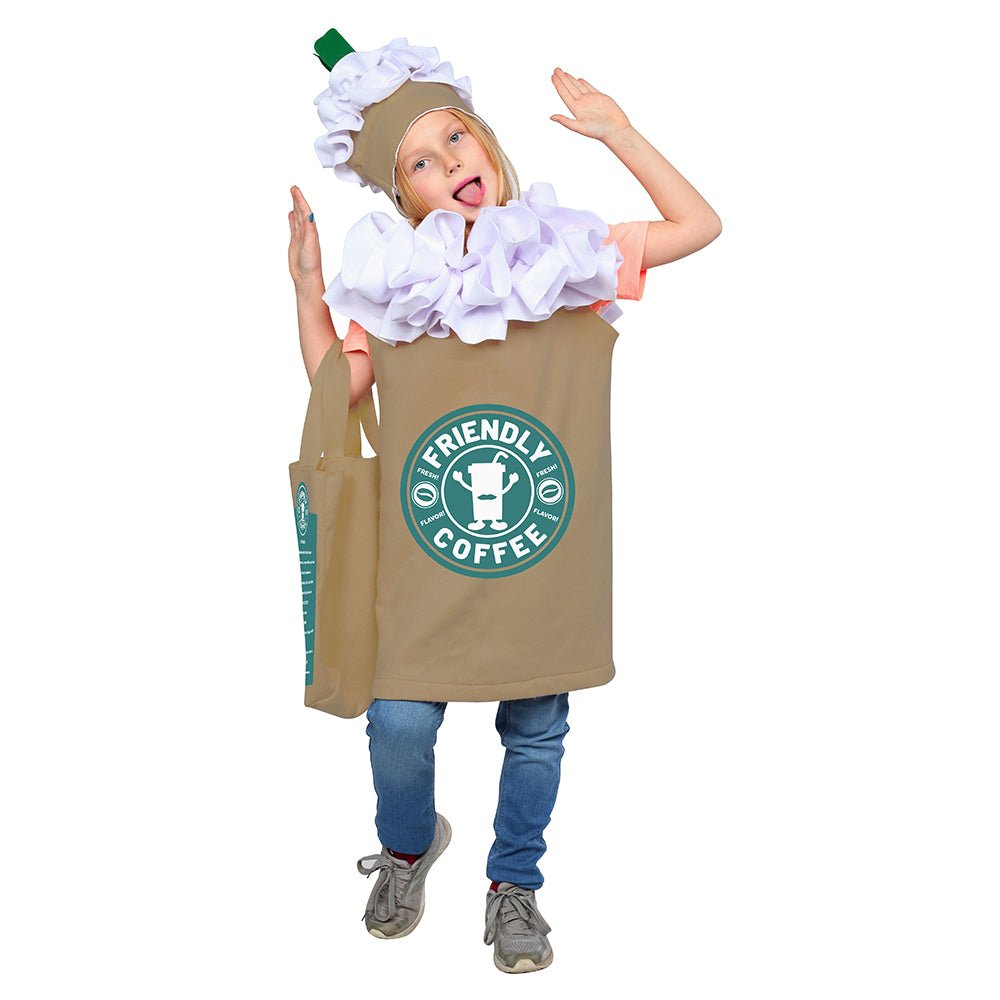  Dress Up America Frappuccino Coffee Costume - Kids by Dress Up America - Large (12-14) - Bonton