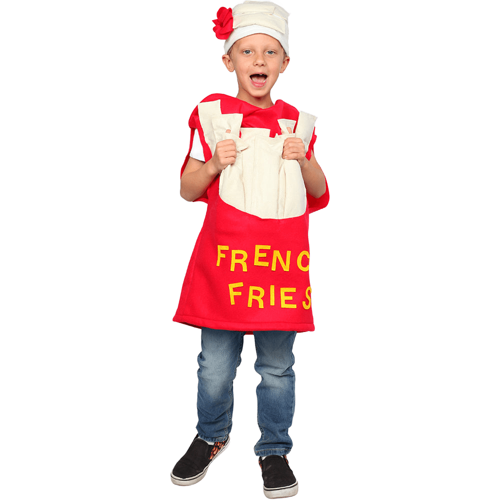  Dress Up America French Fry Costume - Kids by Dress Up America - T2 (Toddler 1-2) - Bonton