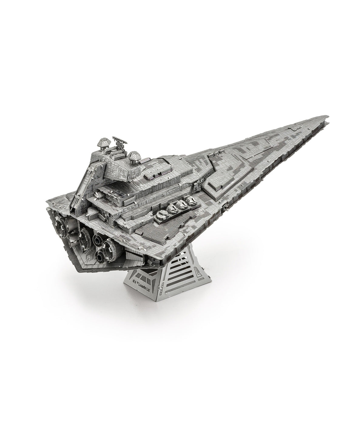  Metal Earth ICONX 3D Metal Model Kit - Star Wars Imperial Star Destroyer Multi - Multi - Bonton