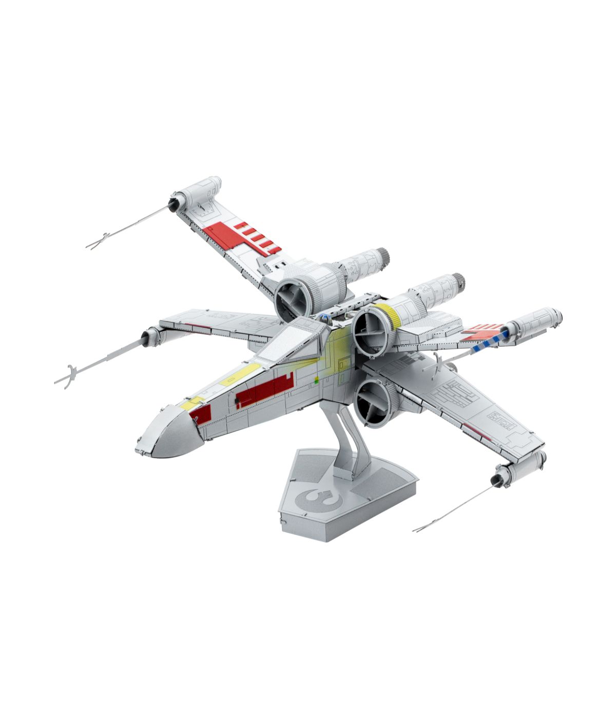  Metal Earth Premium Series ICONX 3D Metal Model Kit - Star Wars X-Wing Starfighter Multi - Multi - Bonton