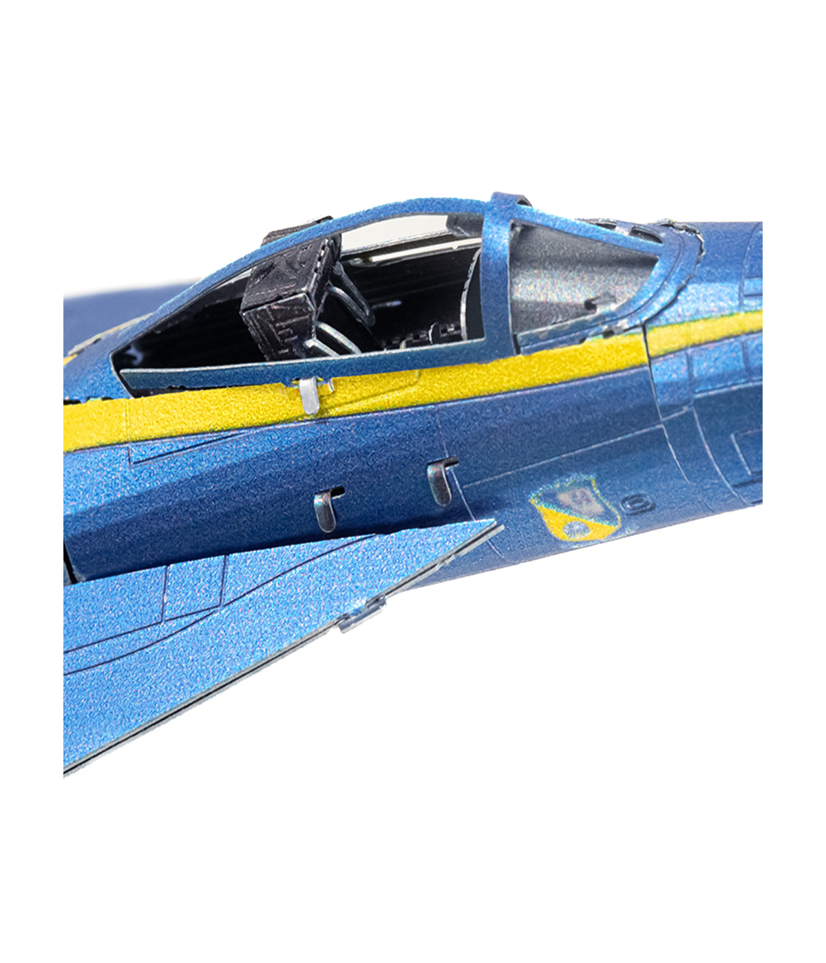  Metal Earth Premium Series ICONX 3D Metal Model Kit - Blue Angels F/A-18 Super Hornet Multi - Multi - Bonton