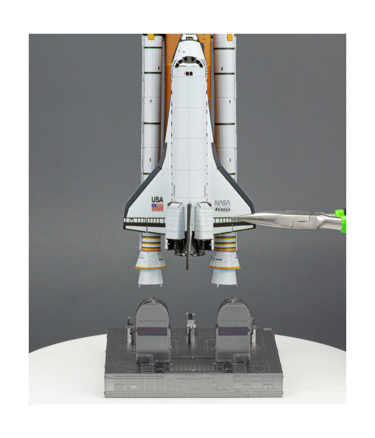  Metal Earth Premium Series ICONX 3D Metal Model Kit - Space Shuttle Launch Kit Multi - Multi - Bonton