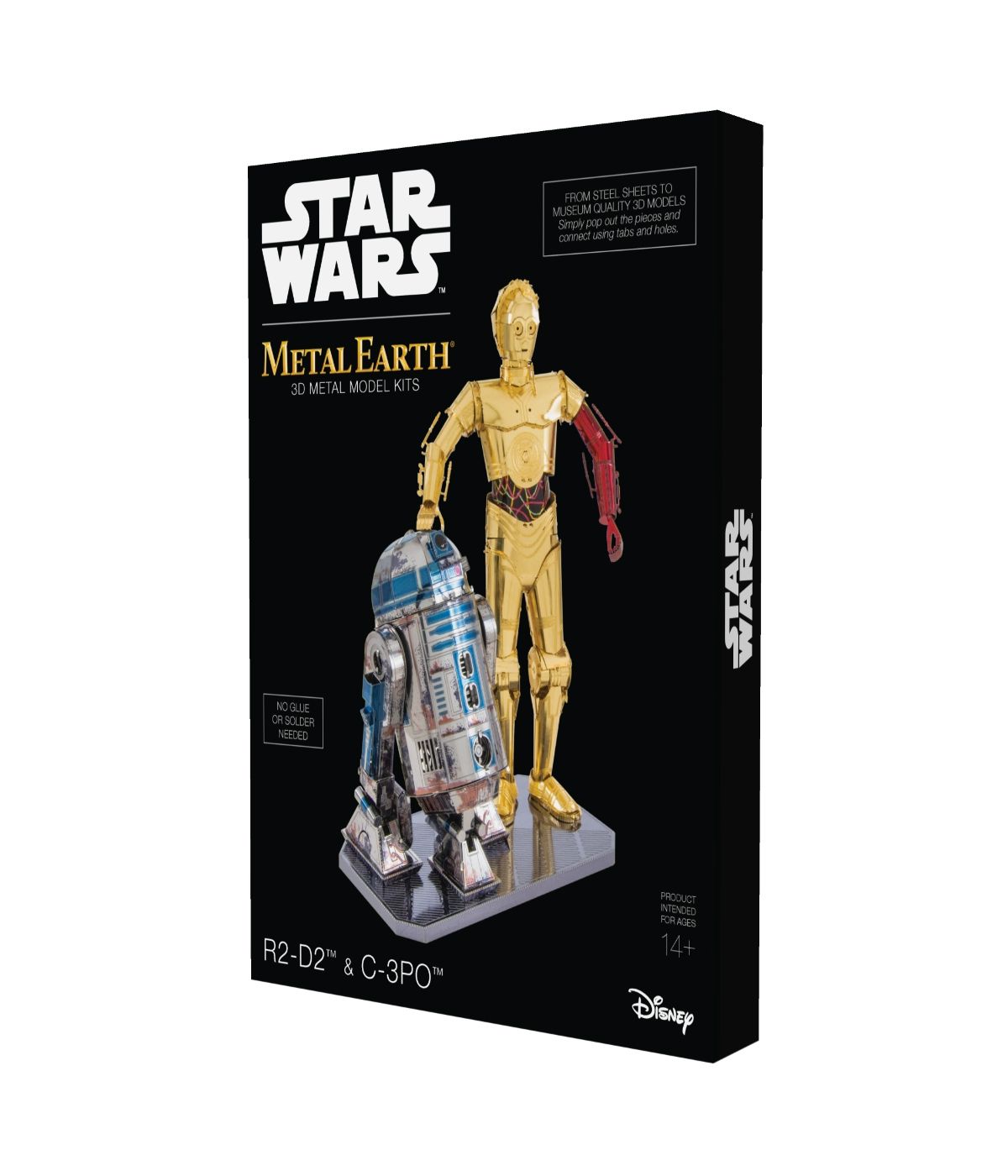  Metal Earth 3D Metal Model Kit - Star Wars R2-D2 & C-3PO Box Set Multi - Multi - Bonton