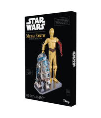 Metal Earth 3D Metal Model Kit - Star Wars R2-D2 & C-3PO Box Set Multi