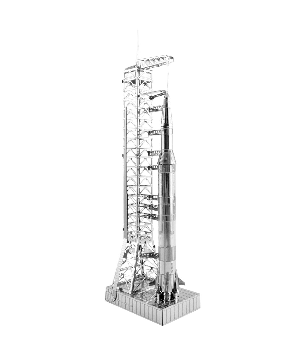  Metal Earth 3D Metal Model Kit - Apollo 11 Saturn V Multi - Multi - Bonton