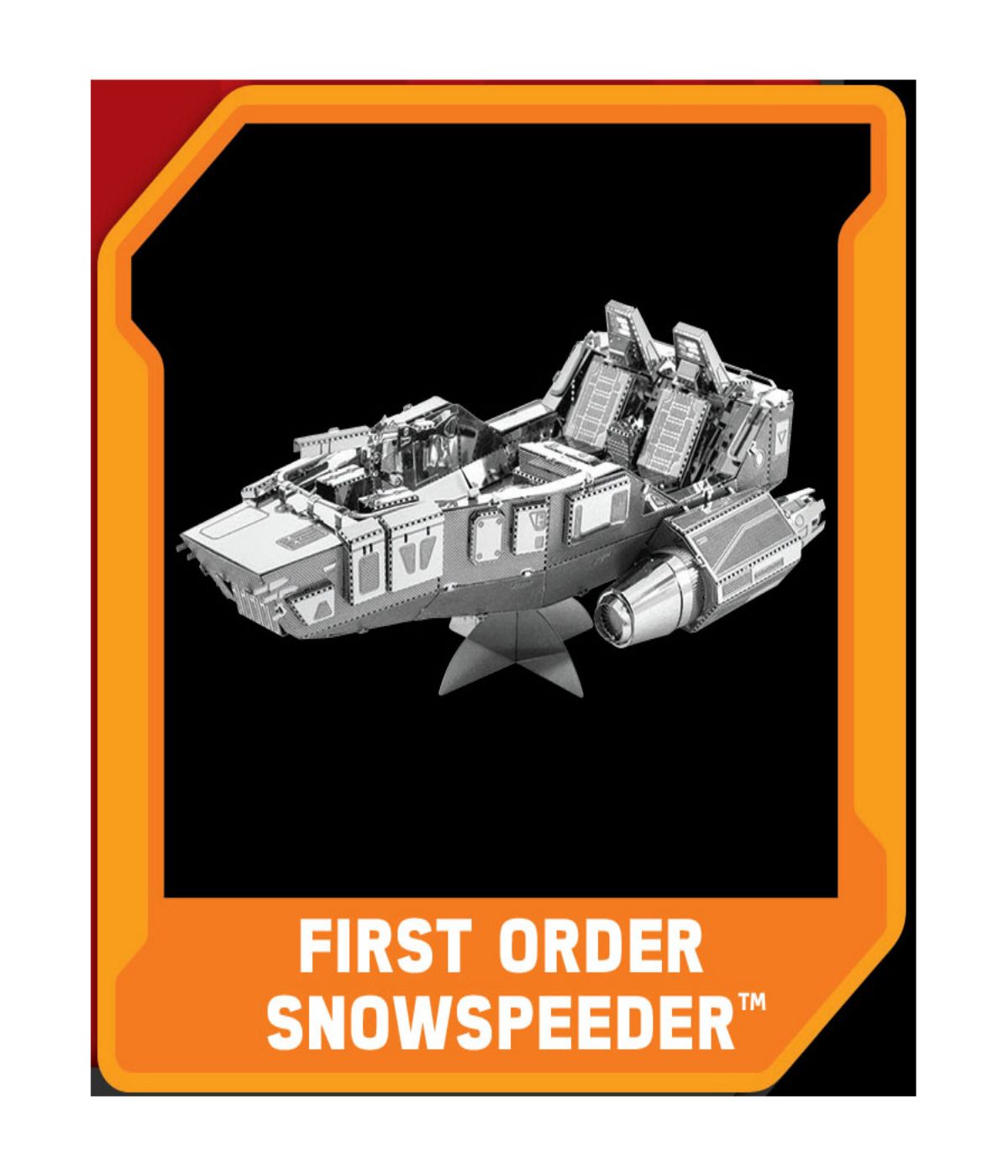  Metal Earth 3D Metal Model Kit - Star Wars Episode 7 First Order Snowspeeder Multi - Multi - Bonton