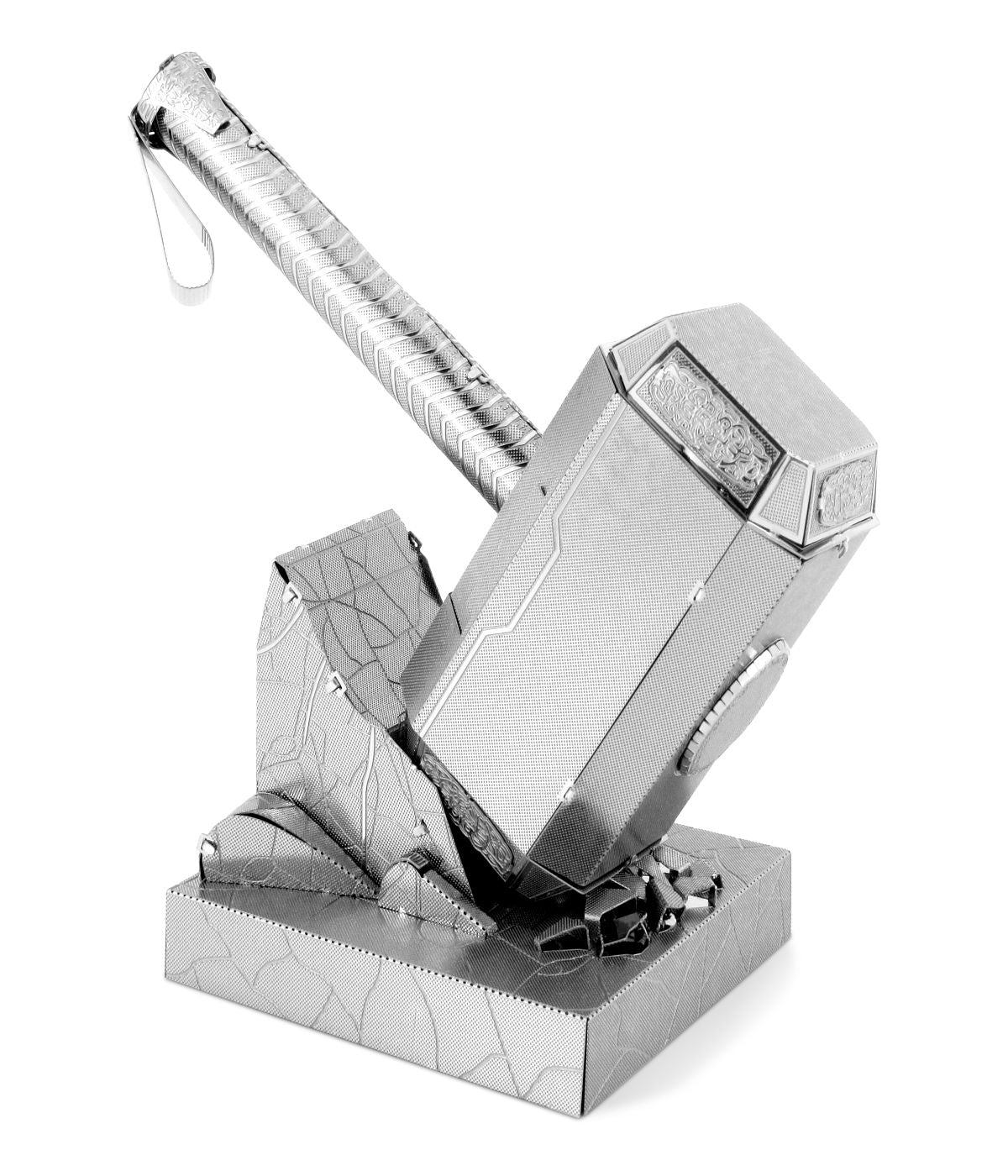  Metal Earth 3D Metal Model Kit - Marvel Avengers Mjolnir (Thor's Hammer) Multi - Multi - Bonton