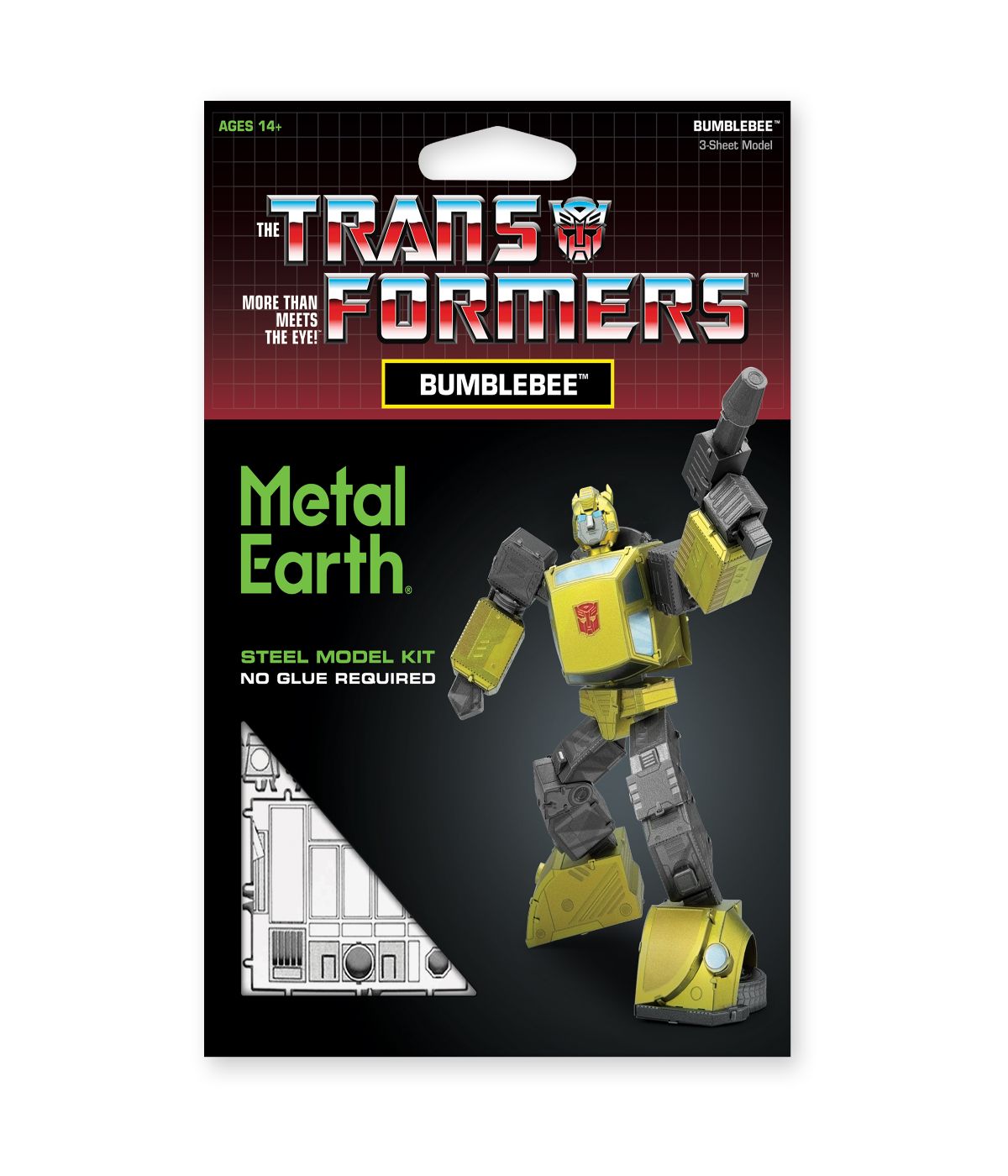  Metal Earth 3D Metal Model Kit - Transformers Color Bumblebee Multi - Multi - Bonton