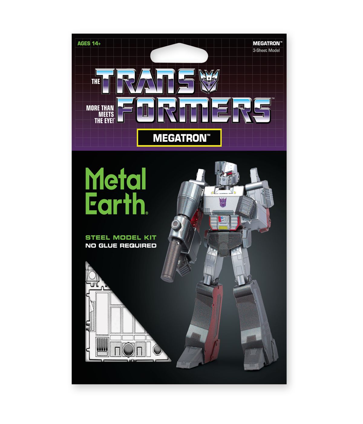  Metal Earth 3D Metal Model Kit - Transformers Color Megatron Multi - Multi - Bonton