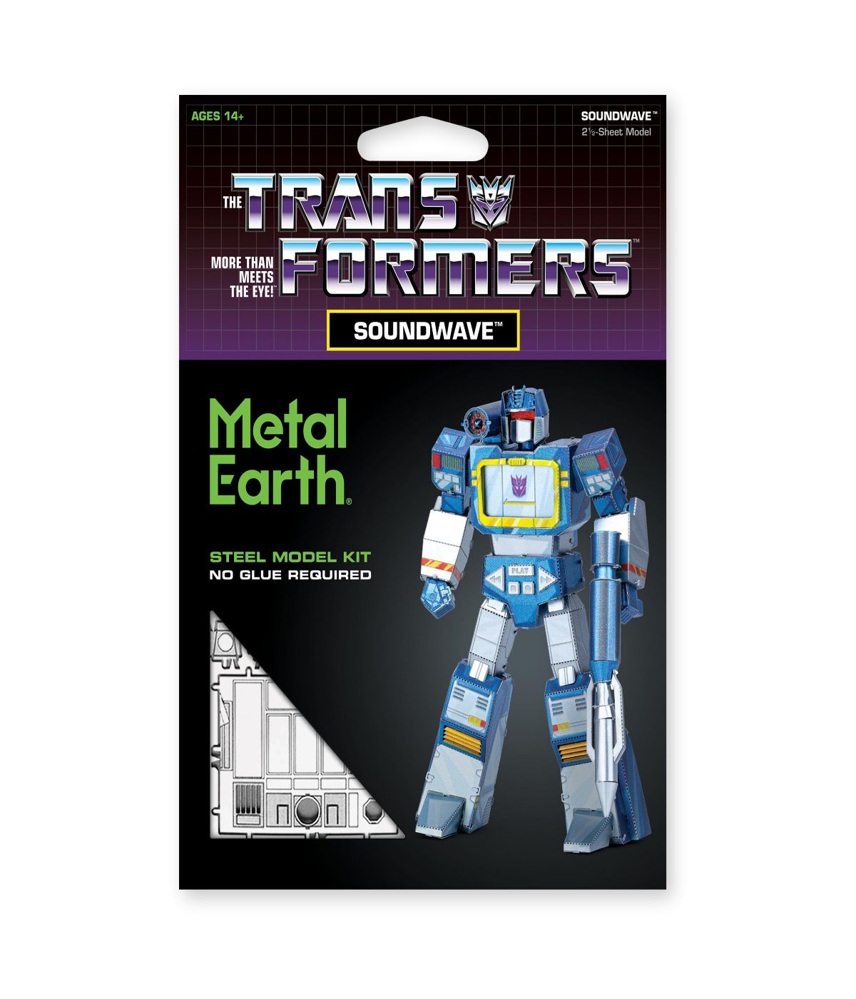  Metal Earth 3D Metal Model Kit - Transformers Color Soundwave Multi - Multi - Bonton