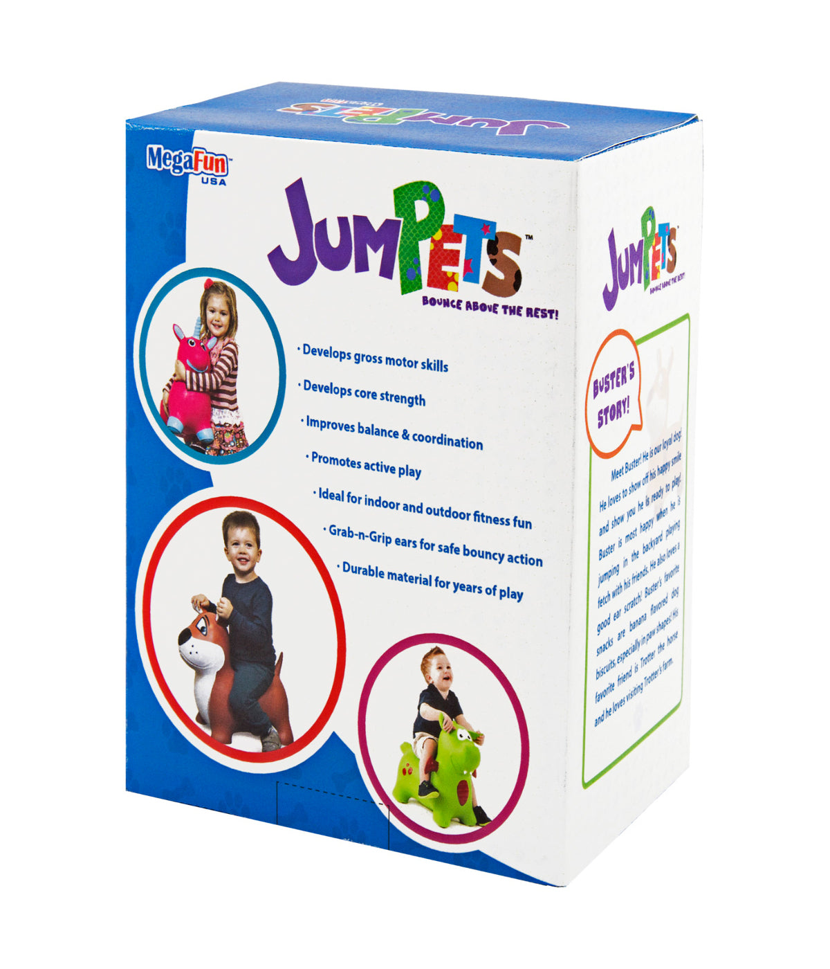  JumPets Bouncer - Buster the Dog Brown - Brown - Bonton