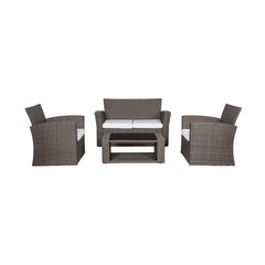 4-Piece Conversation Outdoor Patio Sofa Set with Cushions