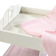 Baby Doll Bed & Storage in White/Purple/Pink, Kid's 3+