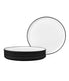  Noritake Colortex Stone Set of 4 Stax Salad Plates - Black - Bonton