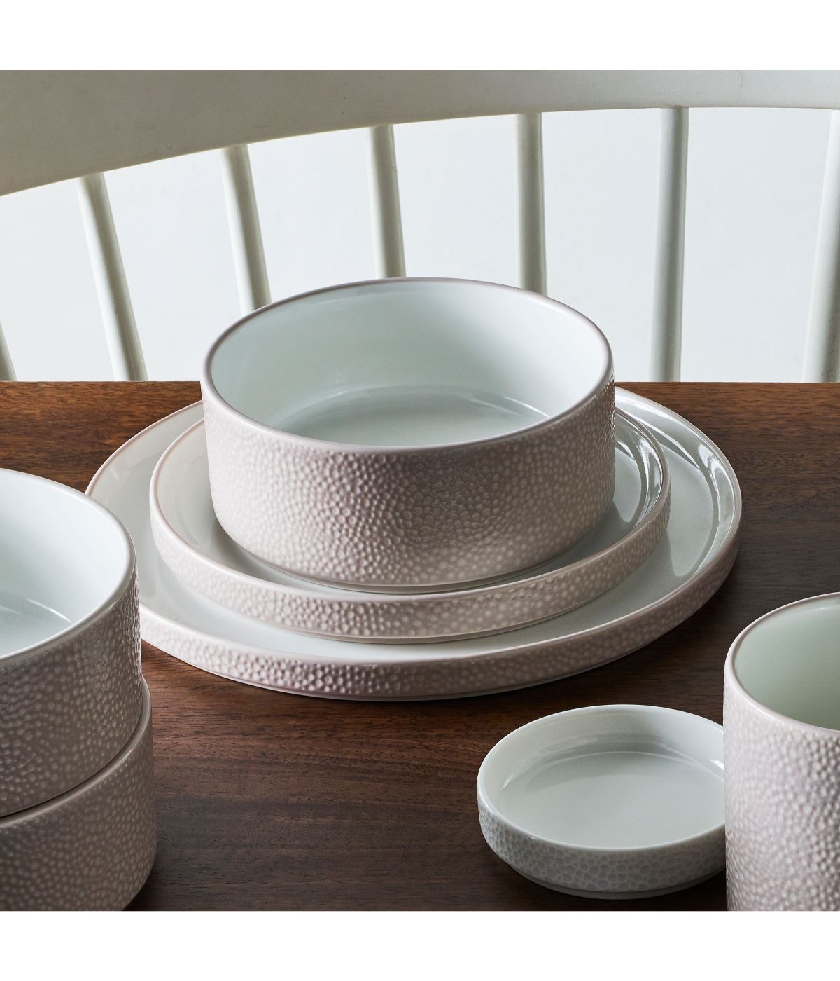  Noritake Colortex Stone 4 Piece Place Setting - Taupe - Bonton