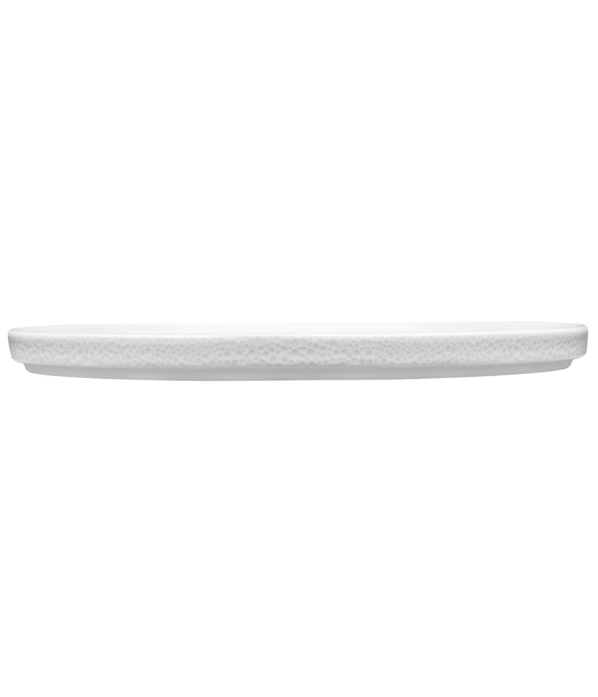  Noritake Colortex Stone Stax Round Platter - White - Bonton