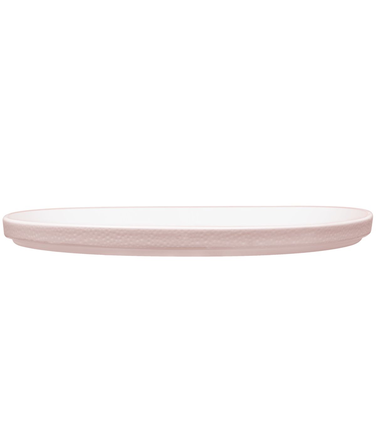  Noritake Colortex Stone Stax Round Platter - Blush - Bonton