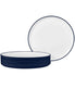  Noritake Colortex Stone Set of 4 Stax Dinner Plates - Navy - Bonton