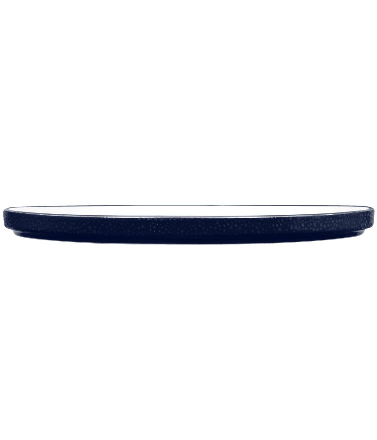  Noritake Colortex Stone Stax Round Platter - Navy - Bonton