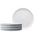  Noritake ColorStax Ombre Set of 4 Stax Salad Plates - Charcoal - Bonton