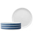  Noritake ColorStax Ombre Set of 4 Stax Salad Plates - Indigo - Bonton