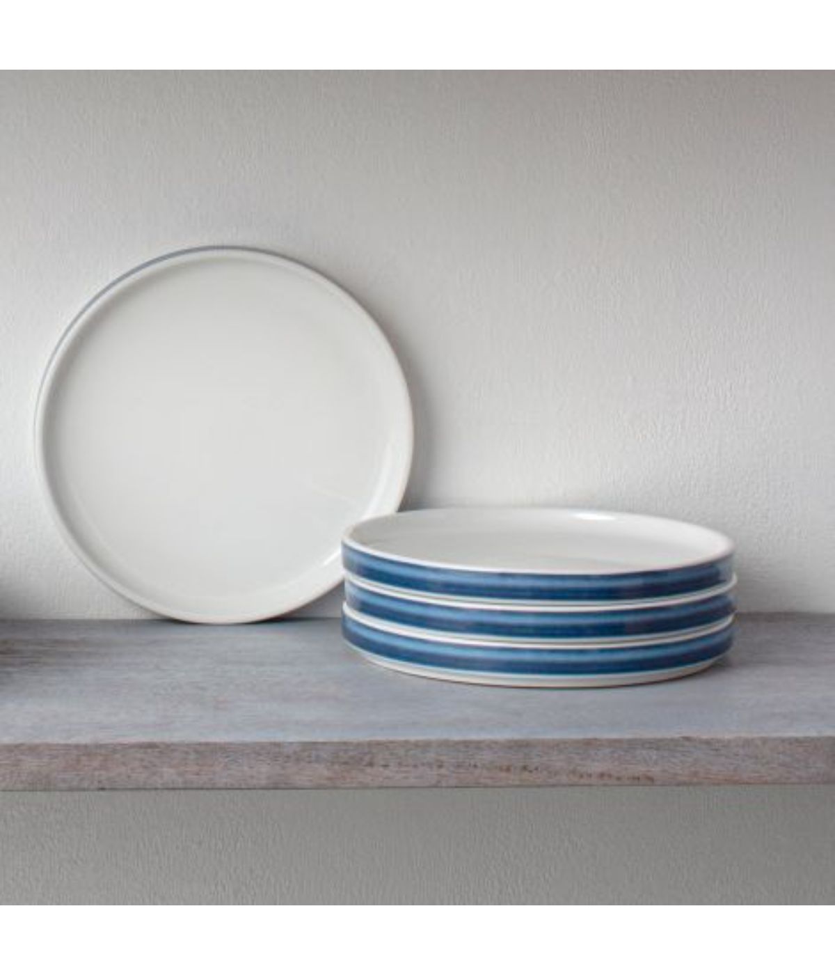  Noritake ColorStax Ombre Set of 4 Stax Salad Plates - Indigo - Bonton