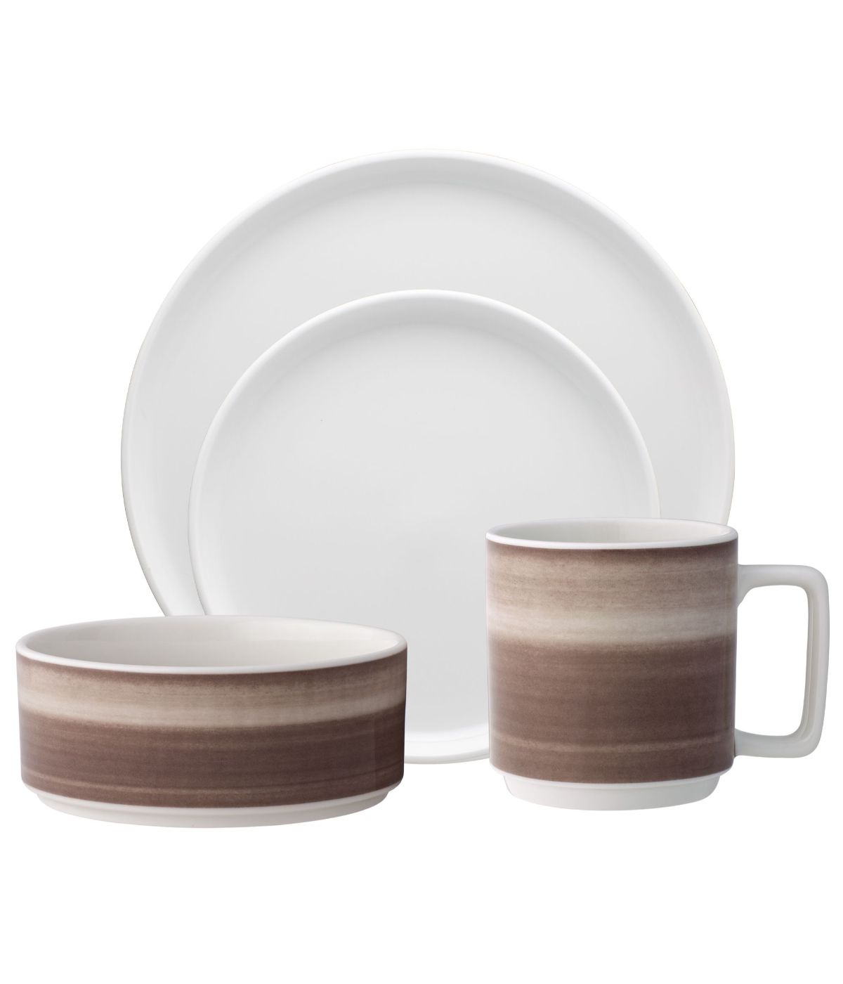  Noritake ColorStax Ombre 4-Piece Place Setting - Umber - Bonton