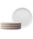  Noritake ColorStax Ombre Set of 4 Stax Salad Plates - Umber - Bonton