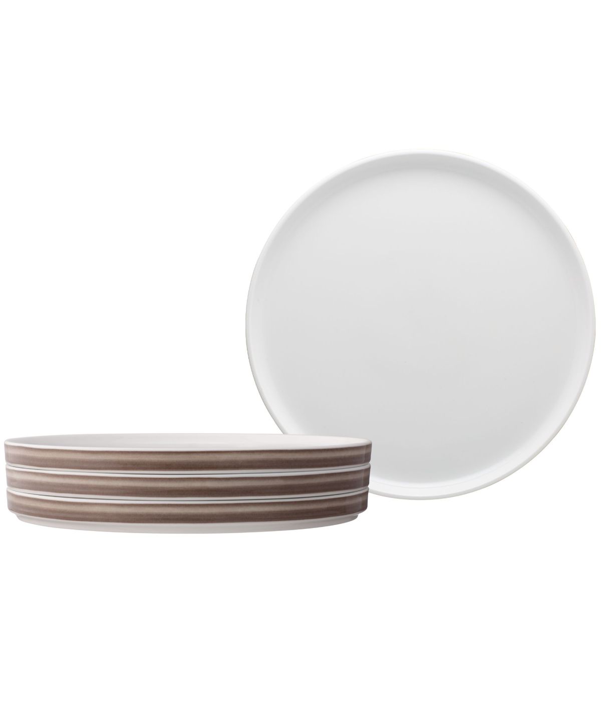  Noritake ColorStax Ombre Set of 4 Stax Dinner Plates - Umber - Bonton