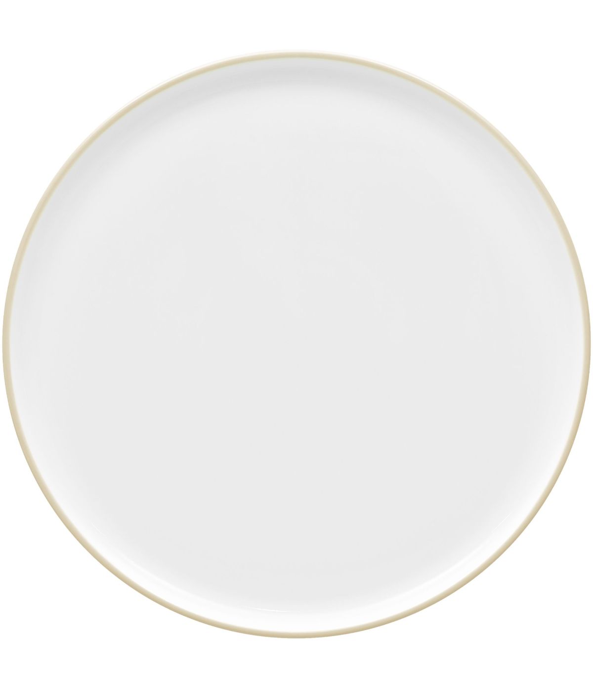  Noritake Colortex Stone Stax Round Platter - Ivory - Bonton