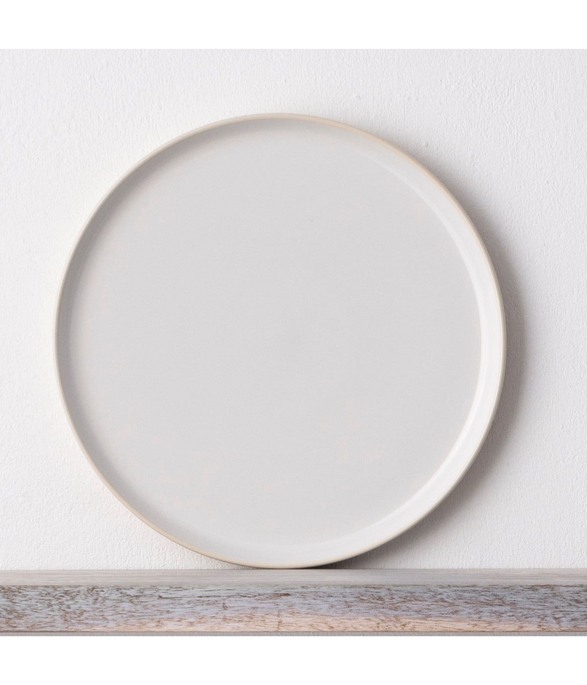  Noritake Colortex Stone Stax Round Platter - Ivory - Bonton