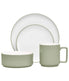  Noritake Colortex Stone 4 Piece Place Setting - Sage - Bonton