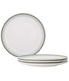  Noritake Colorscapes Layers Set of 4 Coupe Dinner Plates - Sage - Bonton