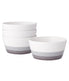  Noritake Colorscapes Layers Set of 4 Cereal Bowls - Charcoal - Bonton