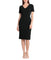 Short Sleeve Midi Sheath Dress