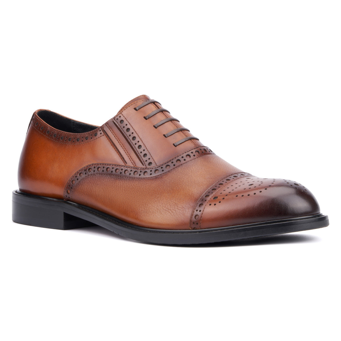  Vintage Foundry Co. Vintage Foundry Co. Men's Cosmio Dress Oxfords - COGNAC - Bonton