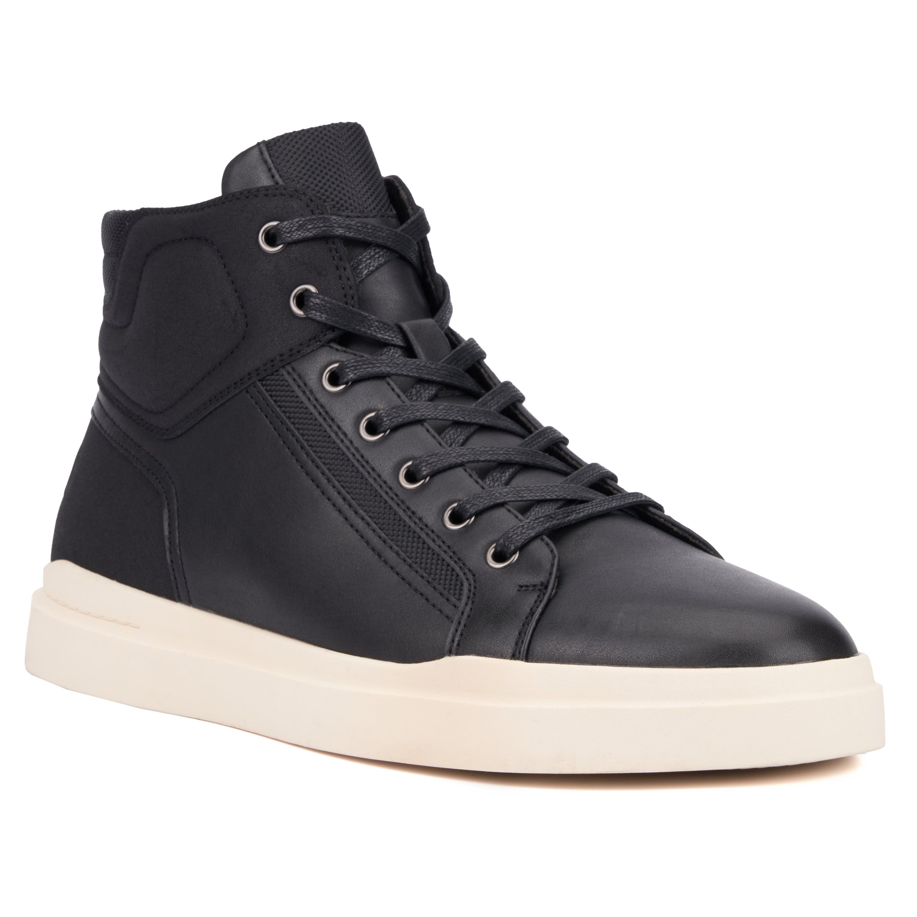  Reserved Footwear New York Men's Jayden High Top Sneakers - Black - Bonton