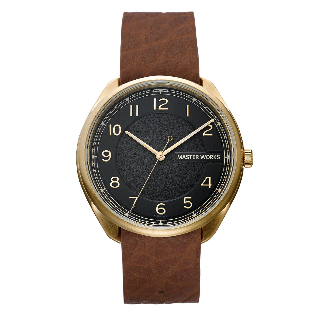  Master Works Master Works Mens Classic Leather Strap Watch - Default Title - Bonton