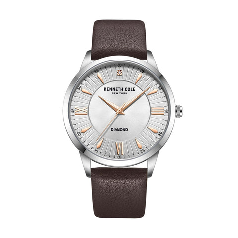 Kenneth Cole New York Mens Diamond Dial Watch