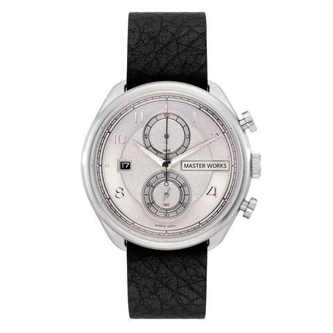 Master Works Mens Dress Sport Leather Watch